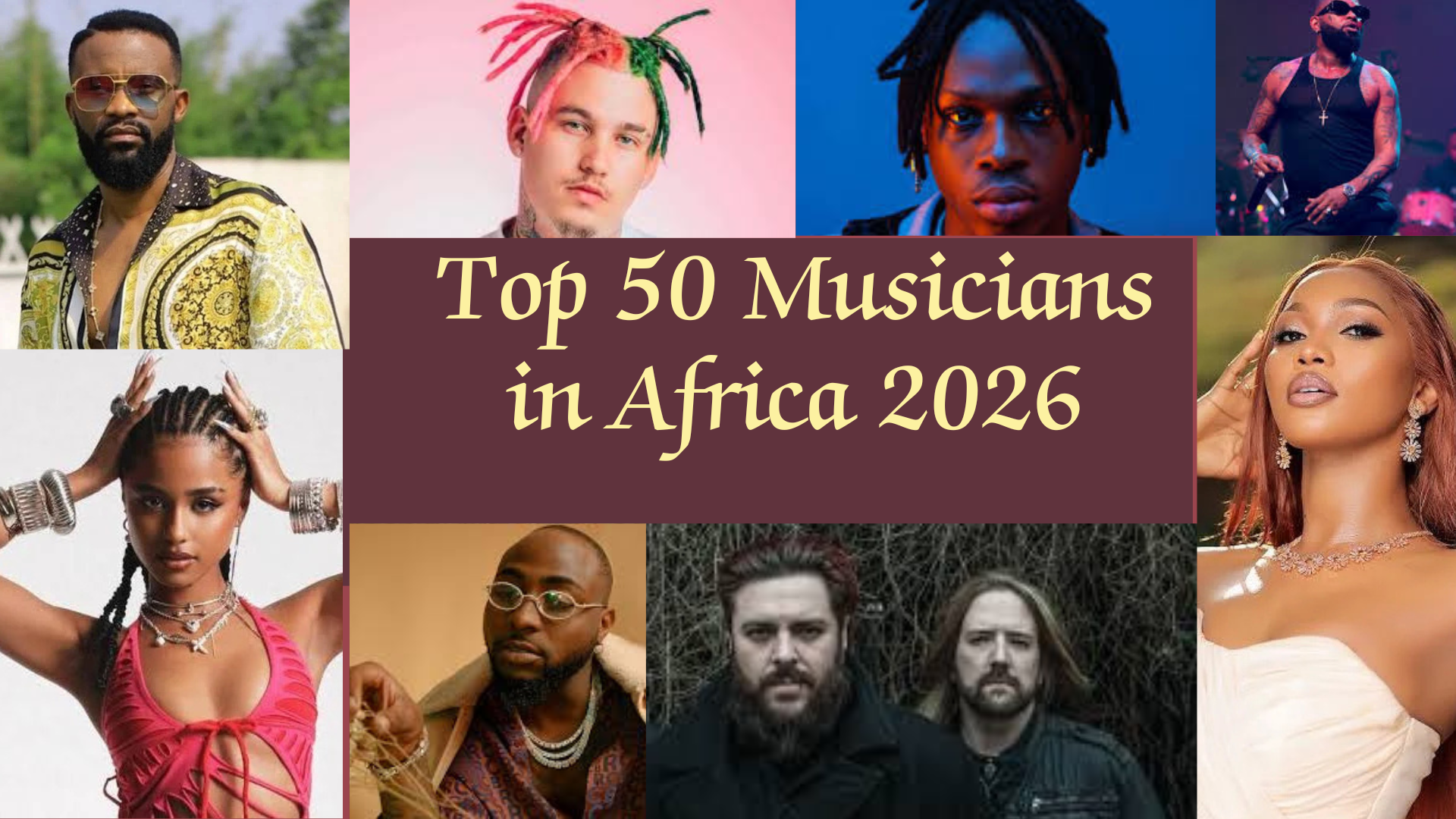 Top 50 Musicians in Africa 2026